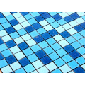 Produtos quentes da venda da fábrica de China misturado quente azul - telha de assoalho da telha de mosaico do derretimento